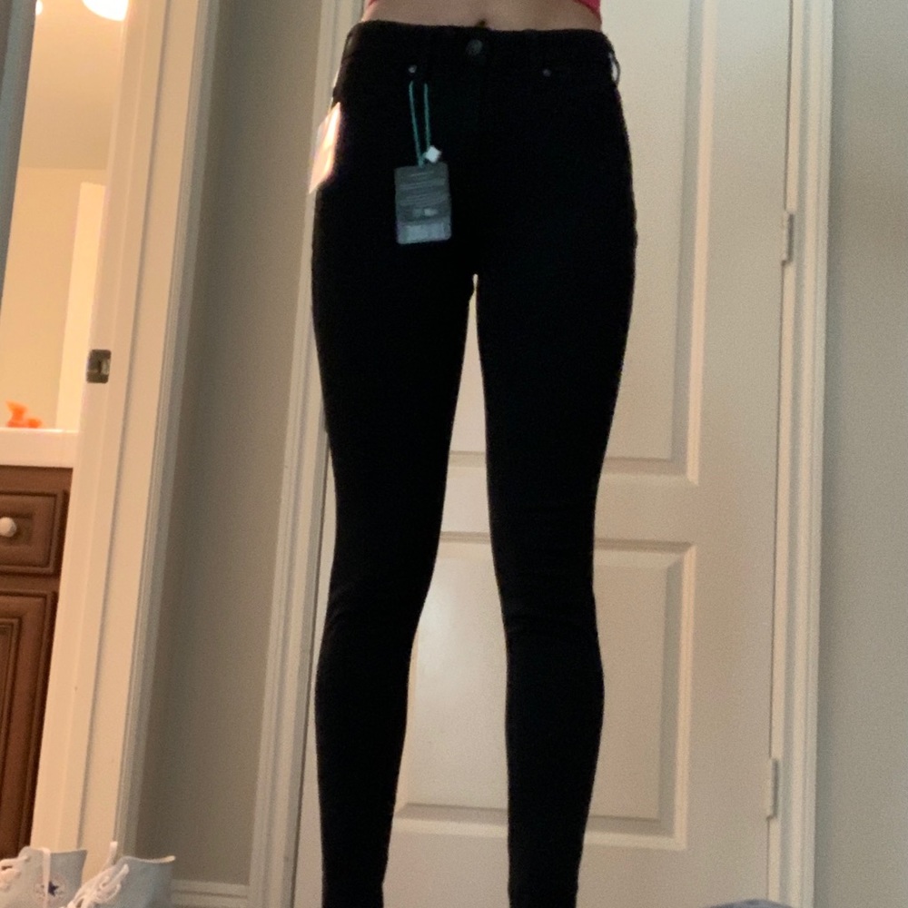 NWT lularoe jeans. black, high waisted, ankle